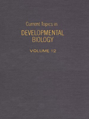 cover image of Current Topics in Developmental Biology